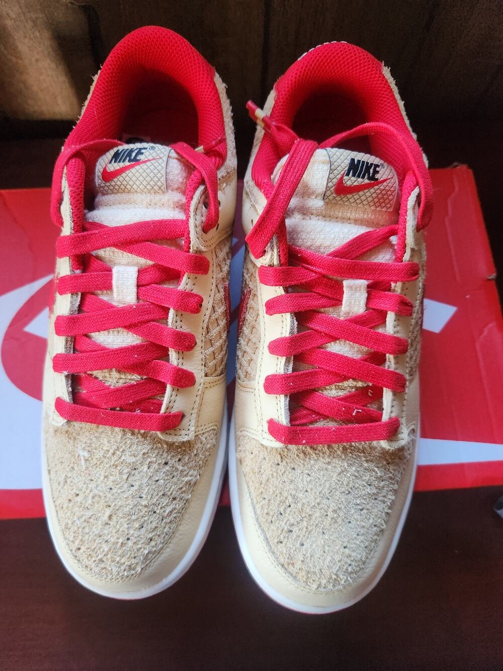 NEW Men Nike Dunk Low Strawberry Waffle (HJ9100 294), Sz 8.5